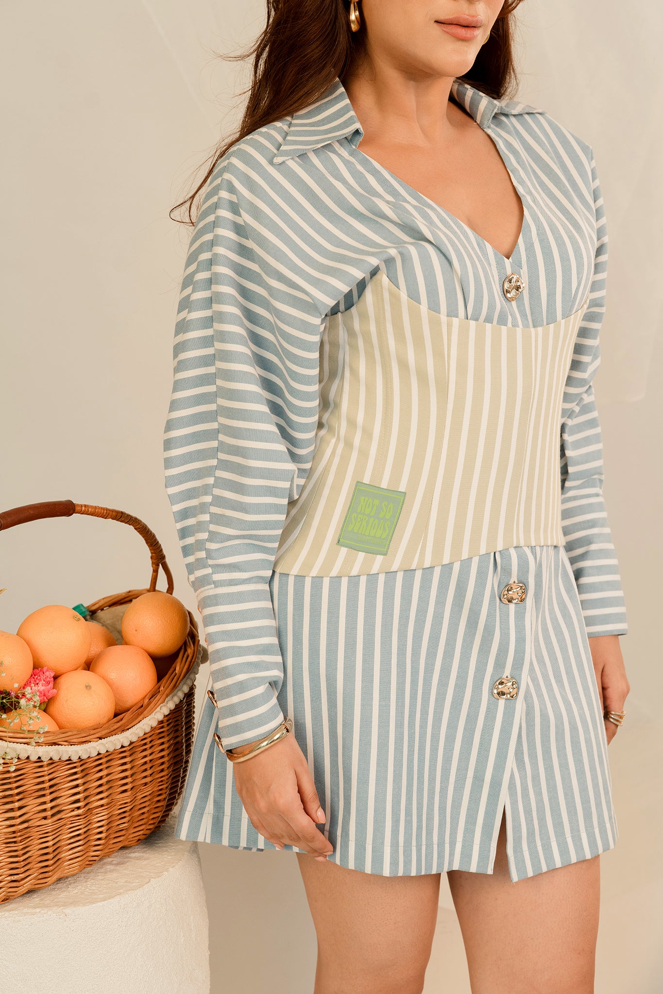 Rosette Corset Dress
