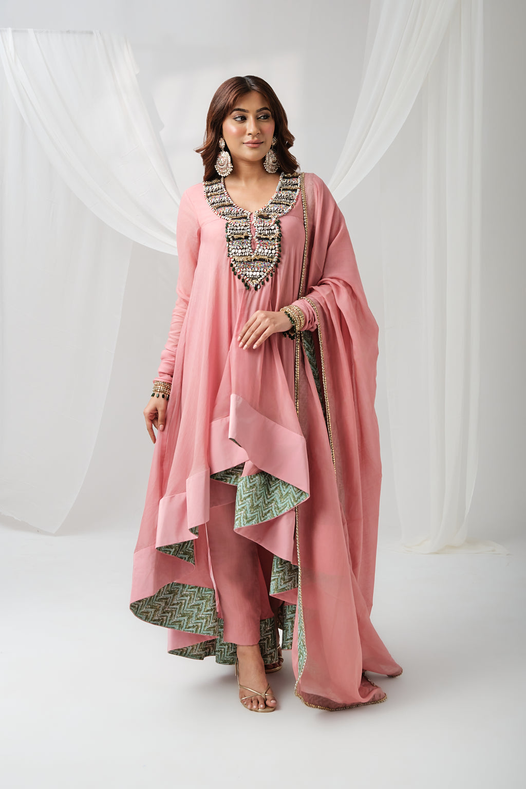 The Gulnar Anarkali Set