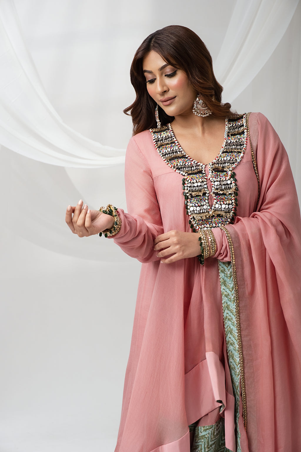 The Gulnar Anarkali Set