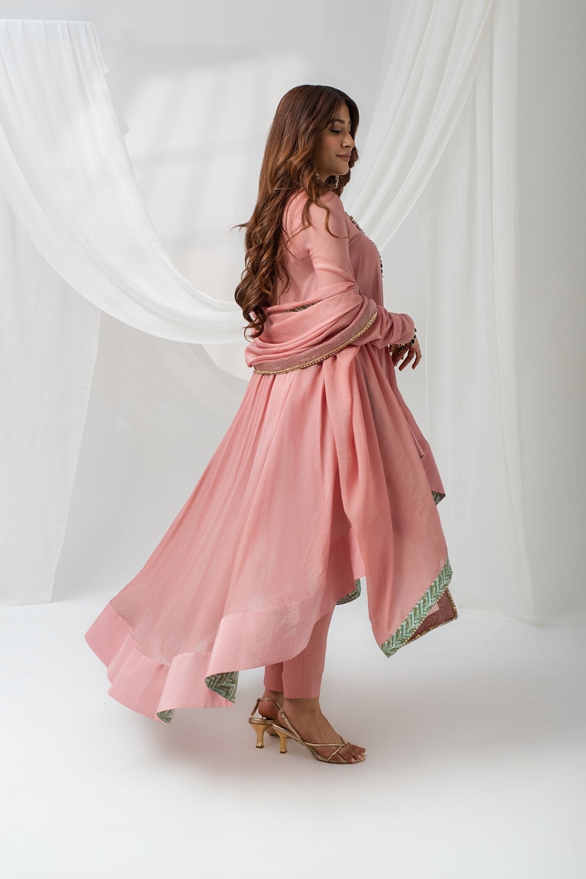The Gulnar Anarkali Set