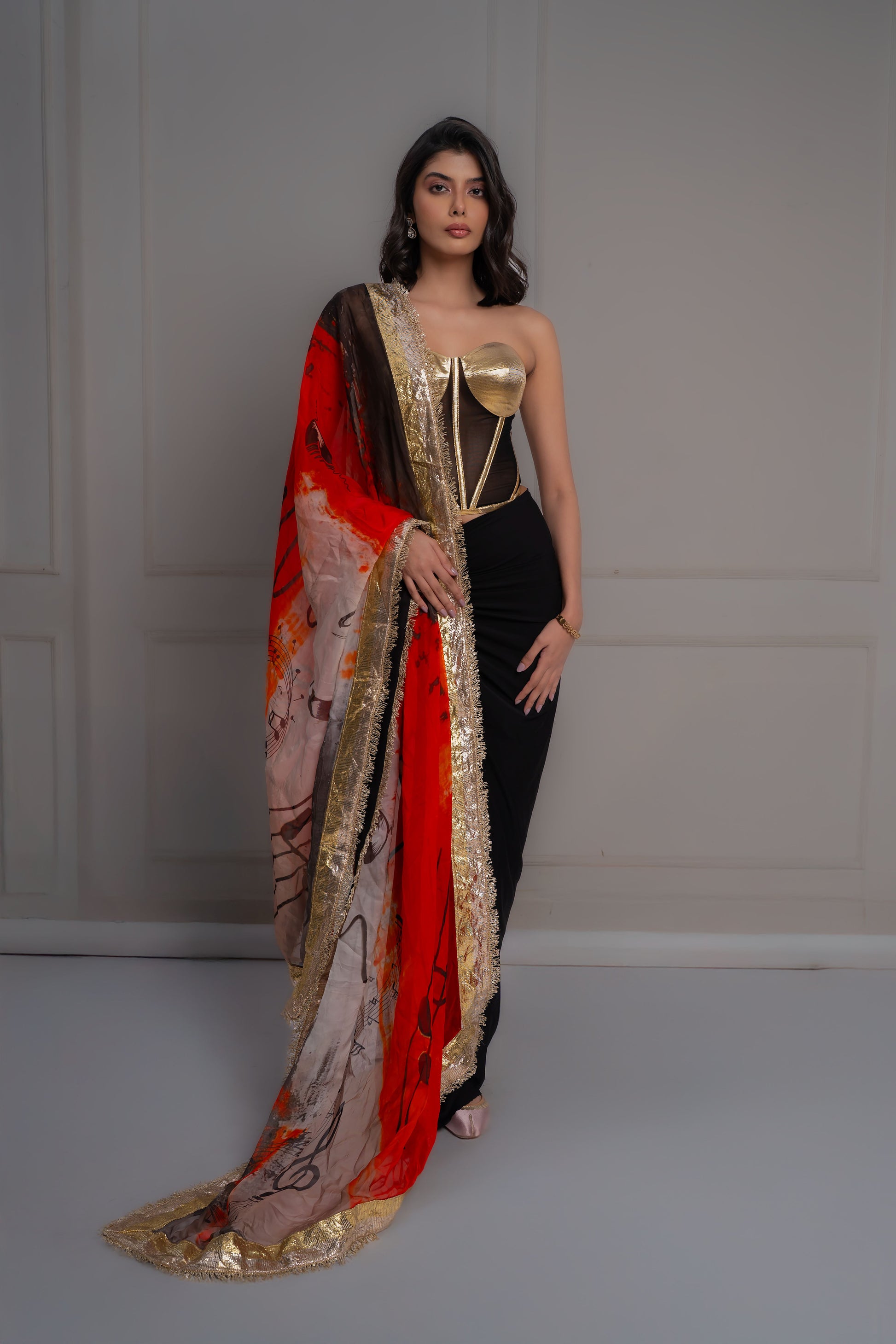 Inaya Gold Corset Set