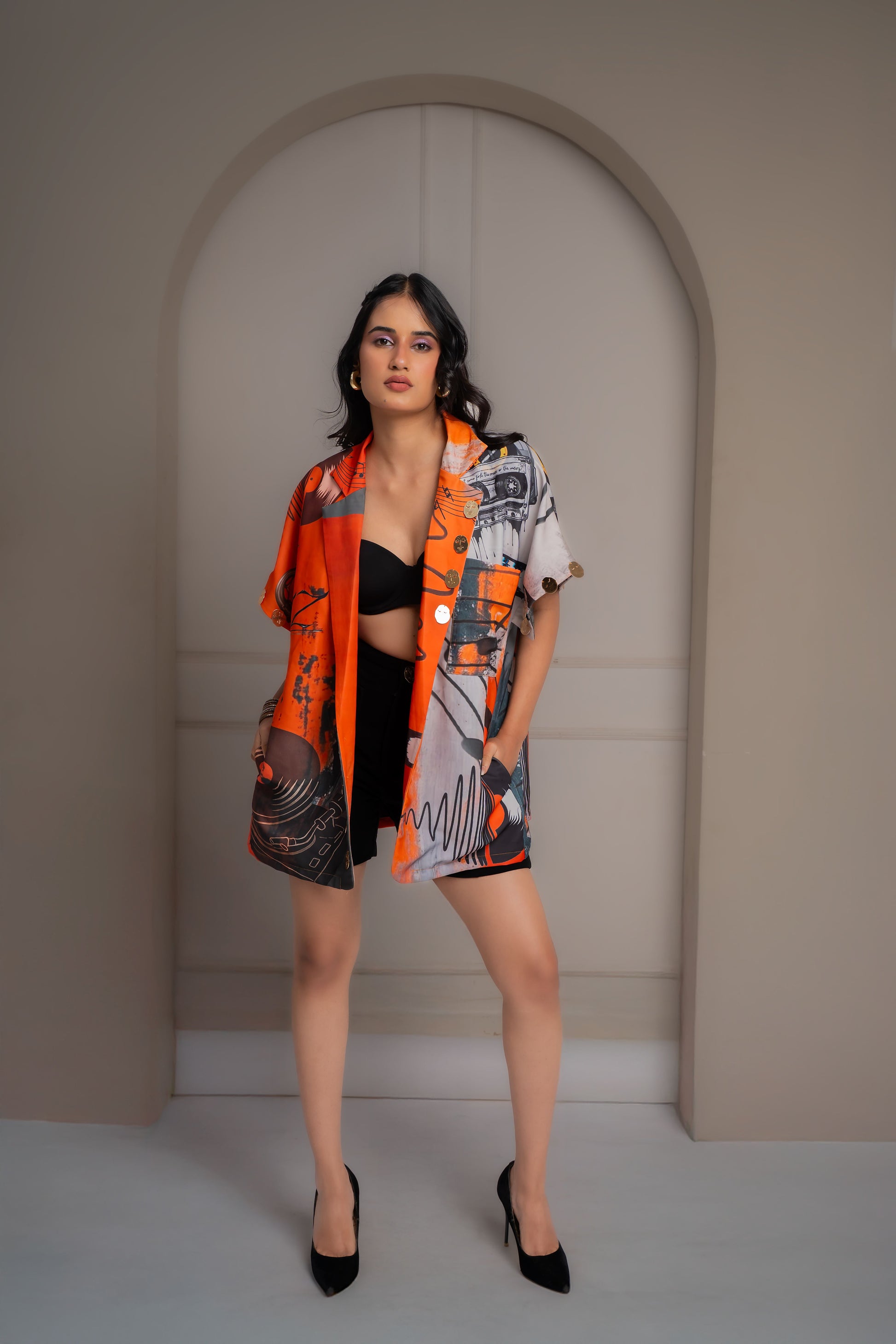 Viola Sunset Blazer Dress