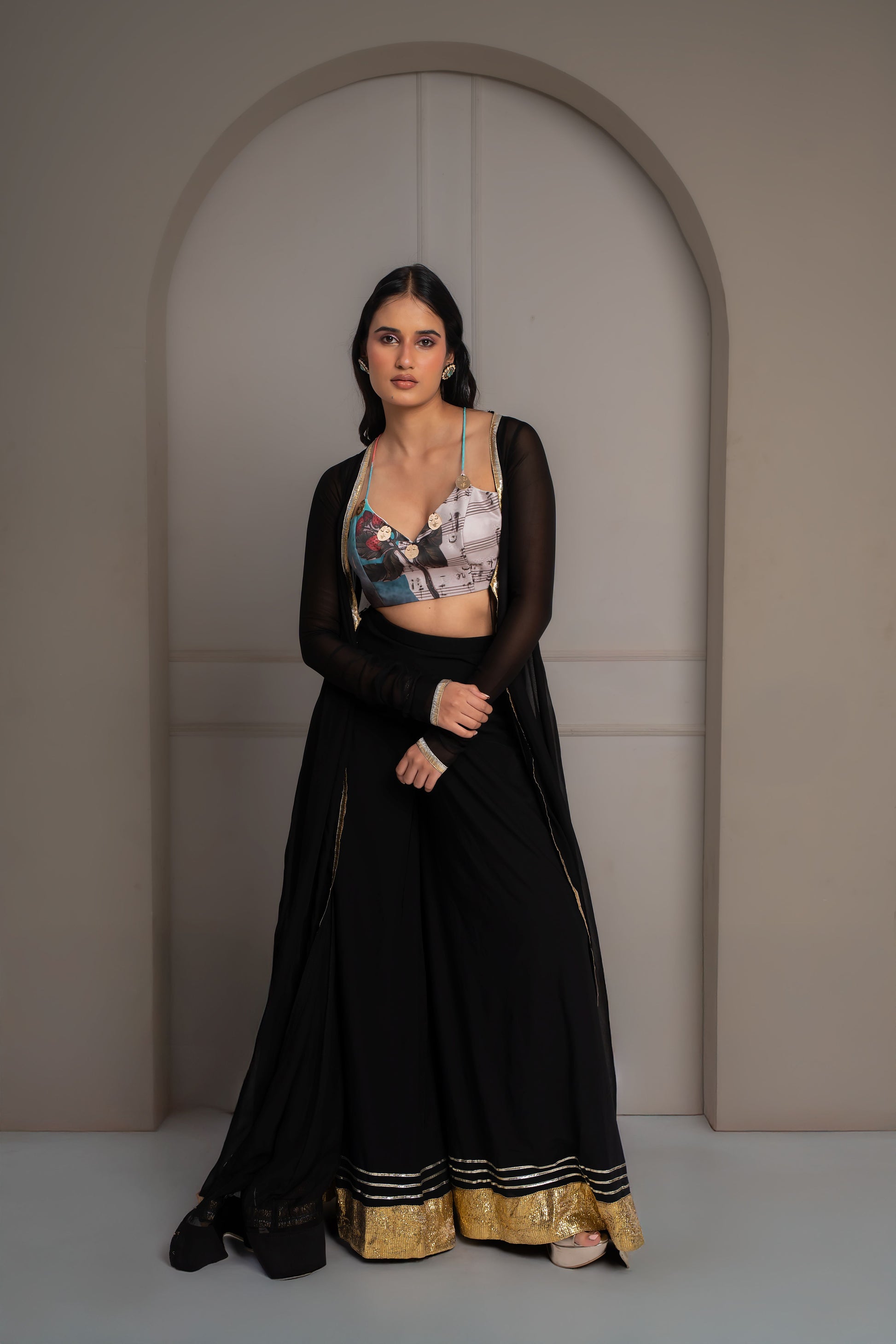 Raga Wave Sharara Set