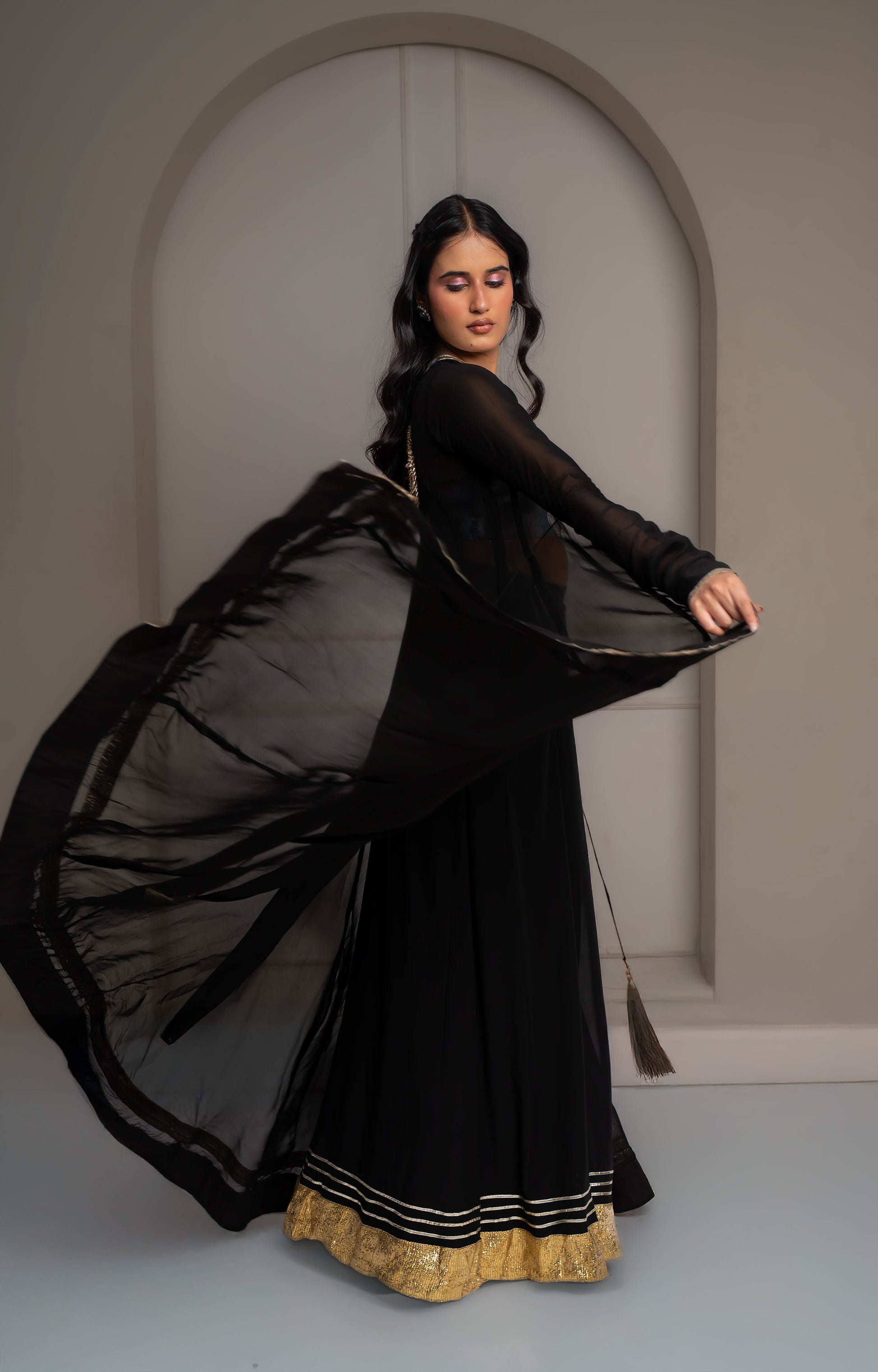 Raga Wave Sharara Set