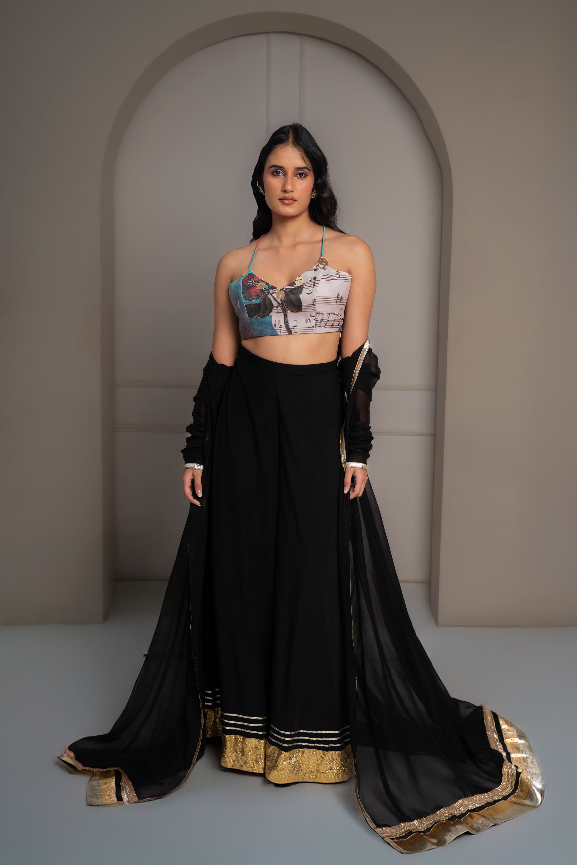 Raga Wave Sharara Set